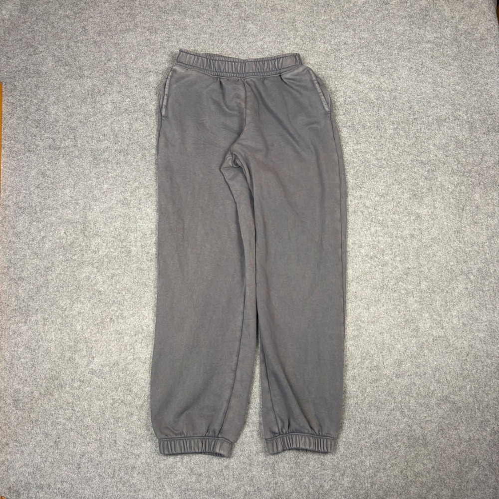 Gap Teen Boys Charcoal Grey Fleece Jogger Sweatpants Size 12